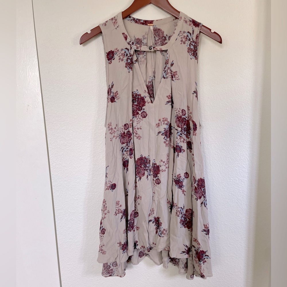 Free People Flowy Floral Dress